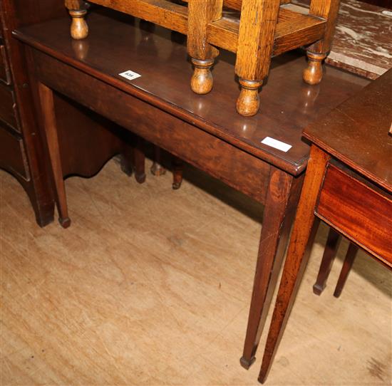 A mahogany side table